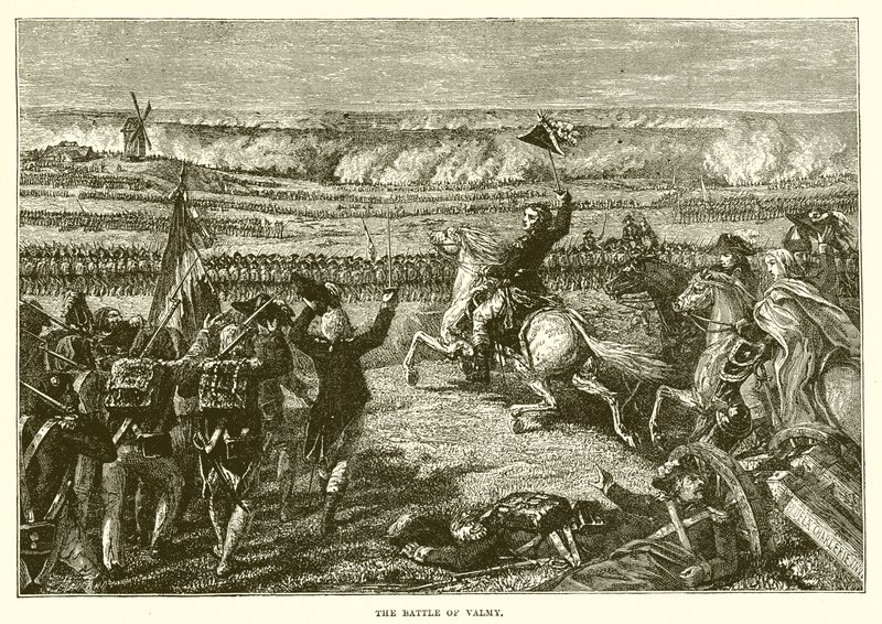 The Battle of Valmy by English School