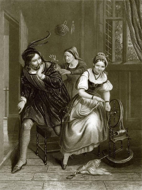 The blind mother by English School