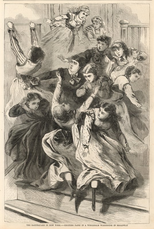 The earthquake in New York by English School