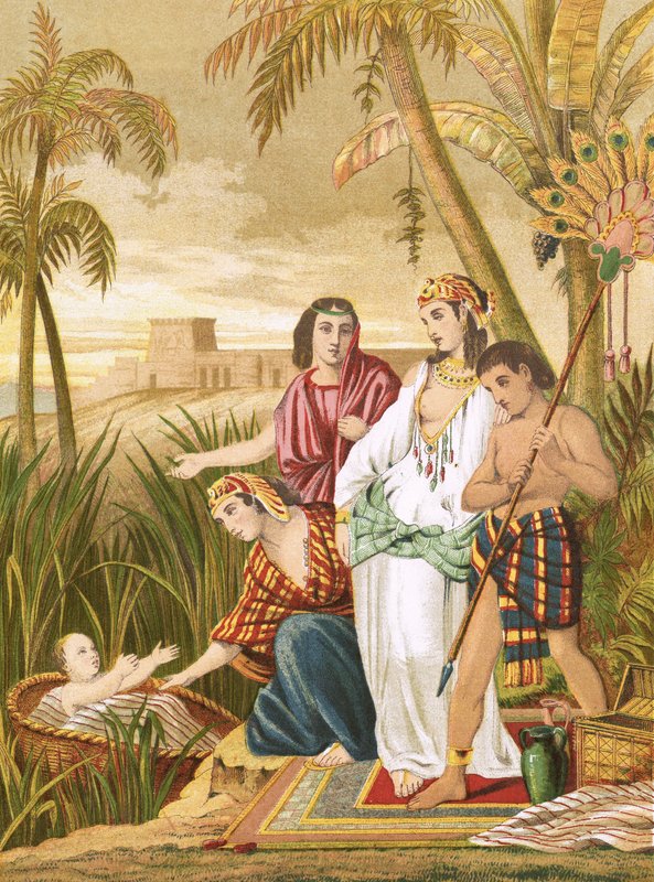 The Finding of Moses by English School
