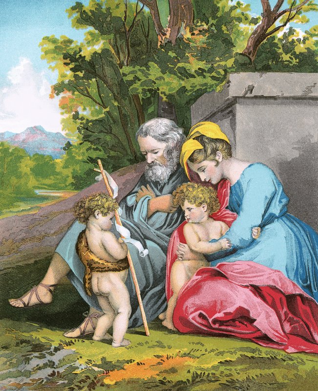 The Holy Family by English School