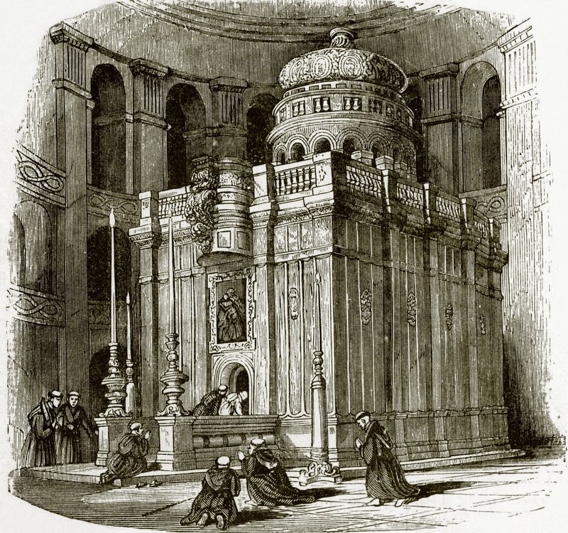 The Holy Sepulchre by English School