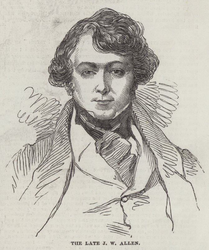 The late J W Allen by English School