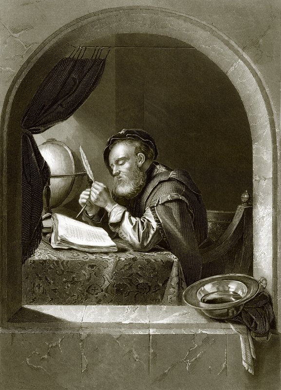 The man of letters by English School