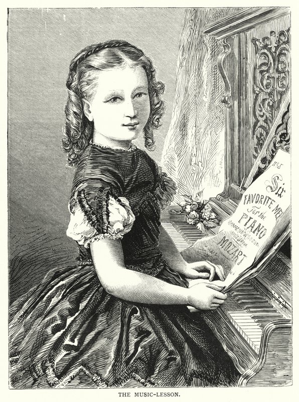 The music-lesson by English School