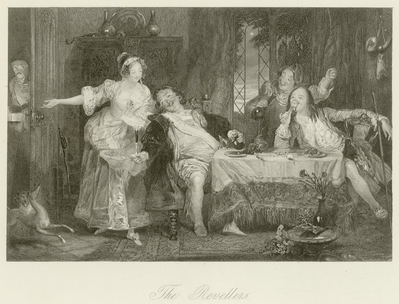 The Revellers by English School