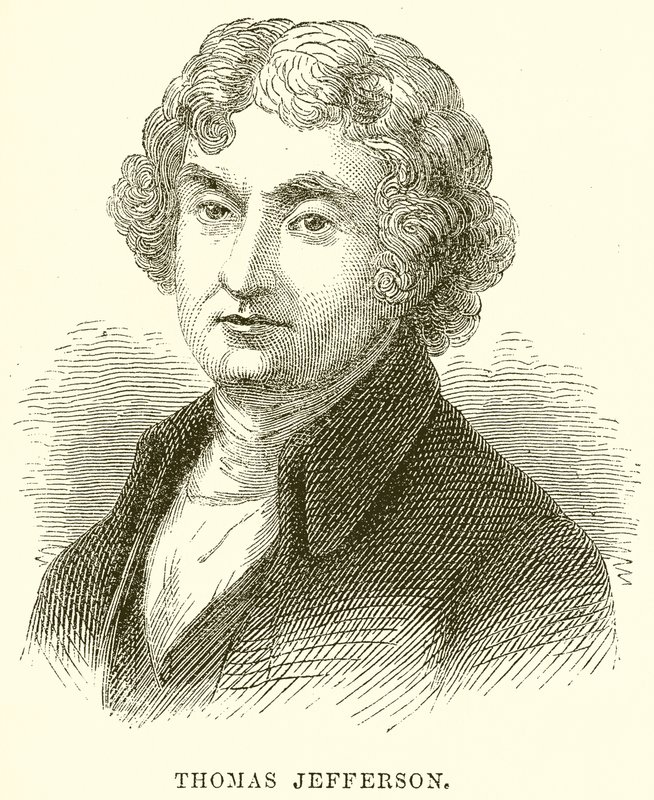 Thomas Jefferson by English School