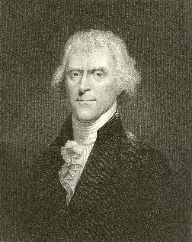 Thomas Jefferson by English School