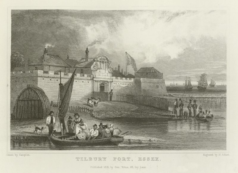Tilbury Fort, Essex by English School