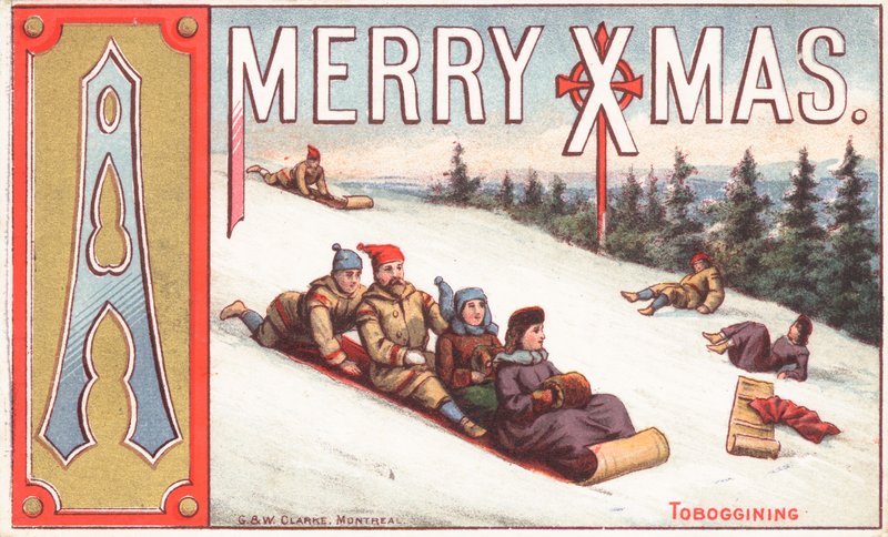 Tobogganing by English School
