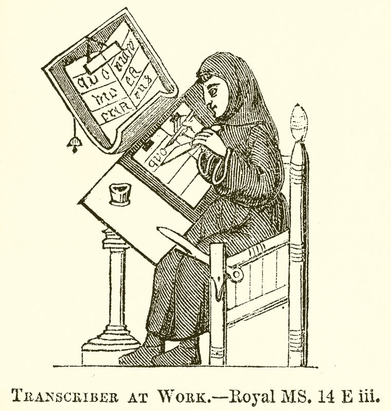 Transcriber at Work by English School