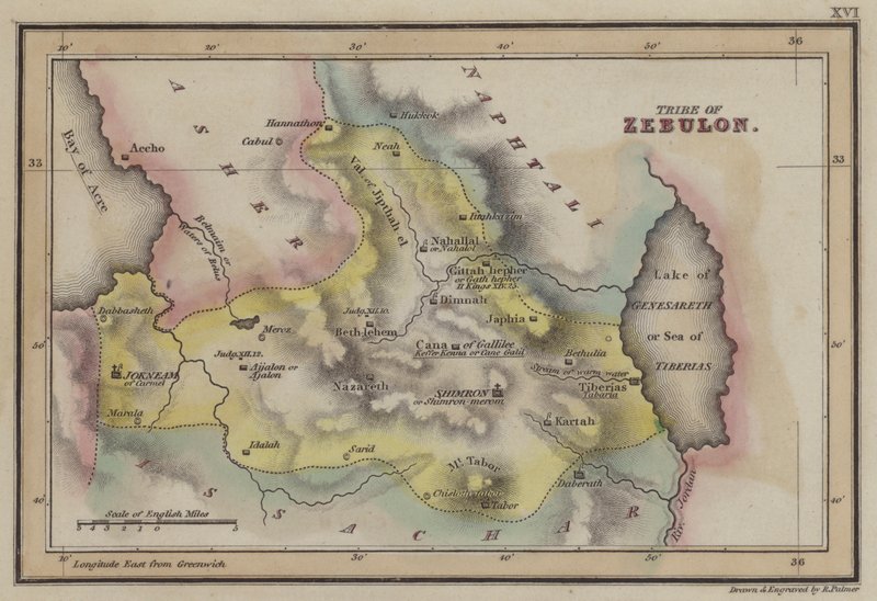 Tribe of Zebulon by English School