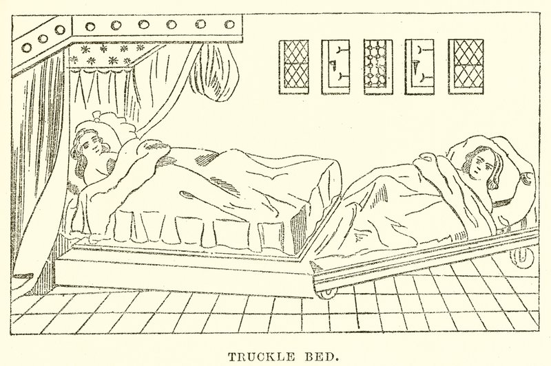 Truckle Bed by English School