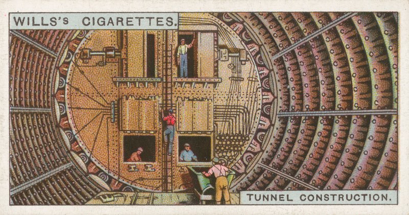 Tunnel Construction by English School