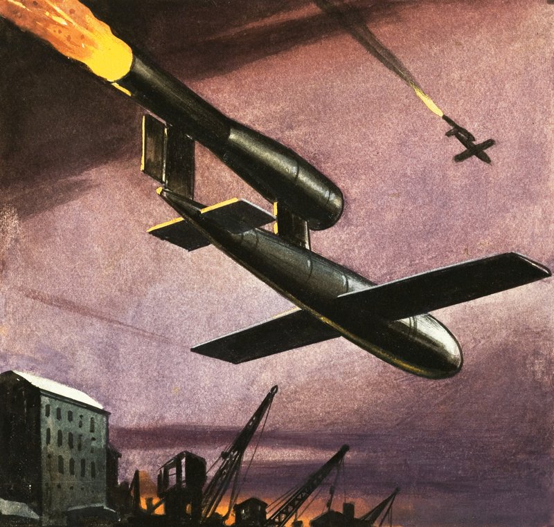 V1 Rocket Doodlebug by English School