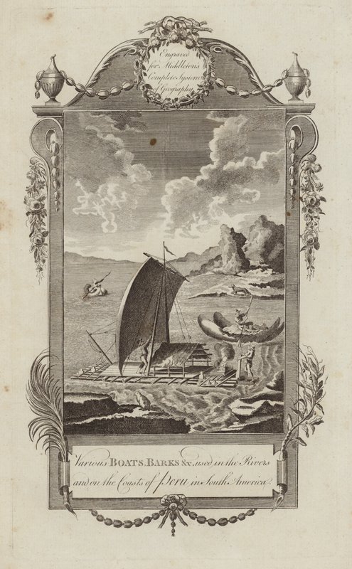 Various Boats, Barks by English School