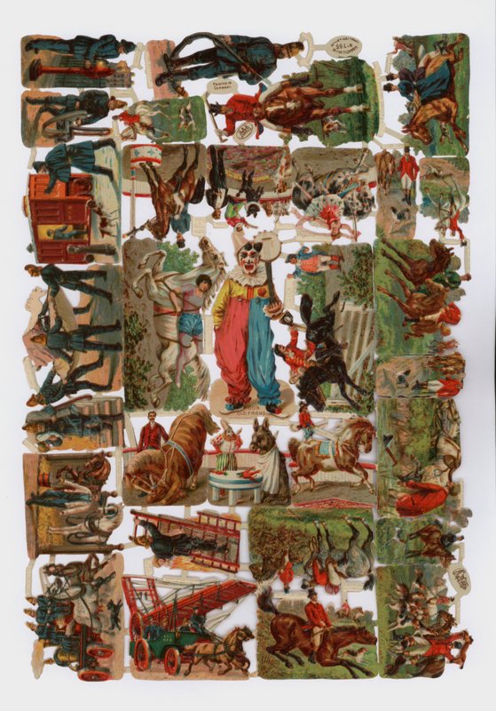 Victorian Scraps by English School