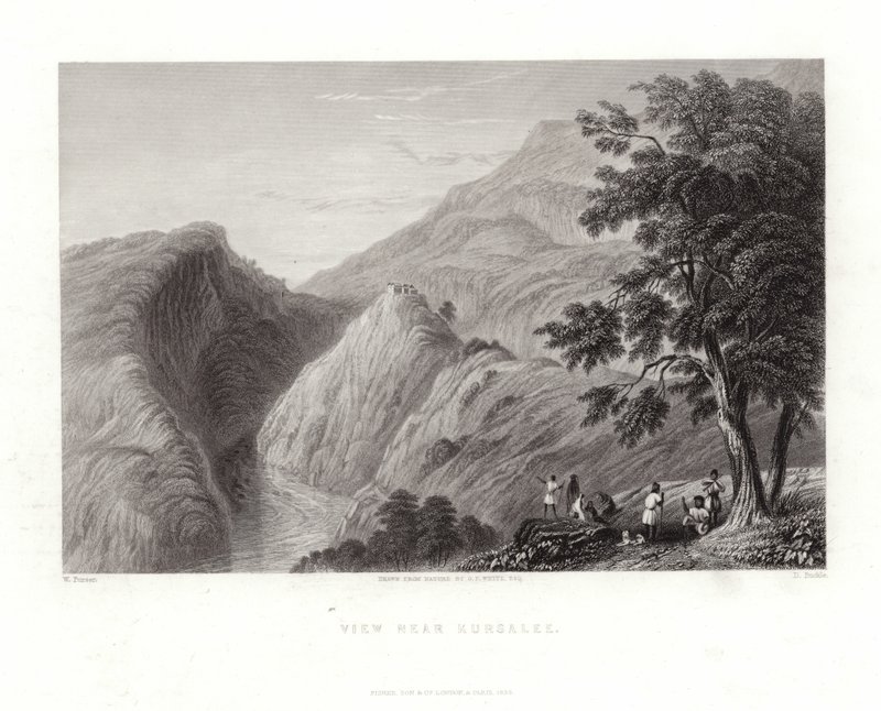 View near Kursalee by English School