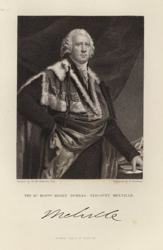 Viscount Melville by English School
