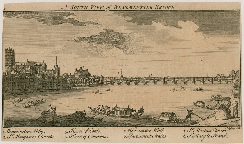 Westminster Bridge by English School
