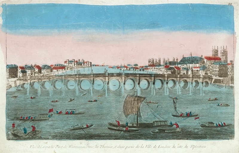Westminster Bridge by English School
