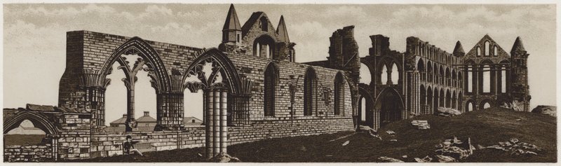 Whitby Abbey by English School