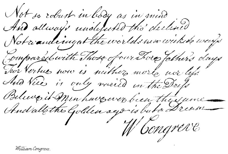 William Congreve by English School