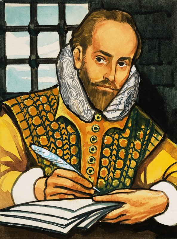 William Shakespeare by English School
