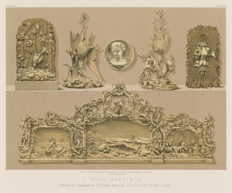 Wood Carvings by English School