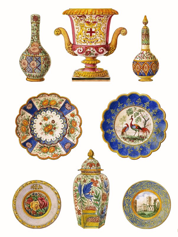 Worcester Porcelain by English School