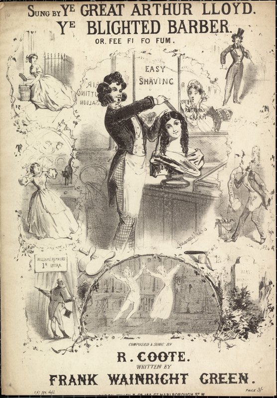 The Blighted Barber by English School