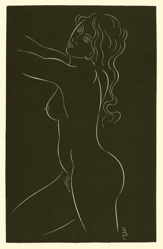 Female Nude by Eric Gill