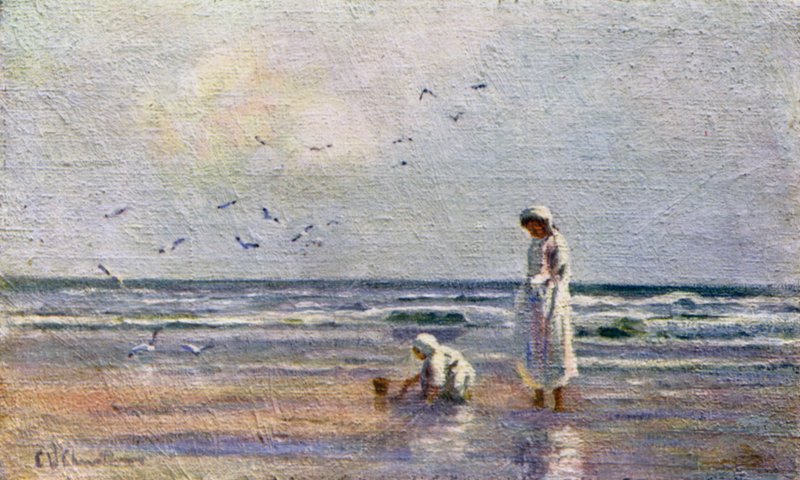 Sunny Hours, Mar del Plata by Ernest William Christmas