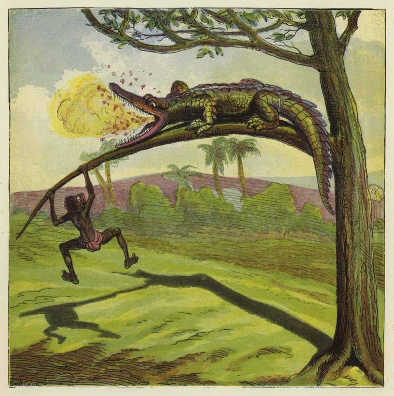 Crocodile by Ernest Henry Griset