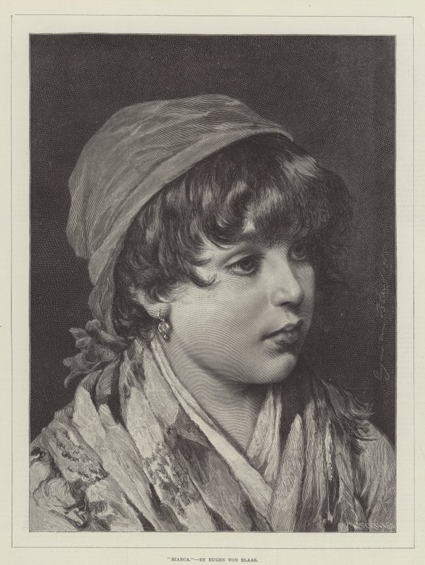 Bianca by Eugen von Blaas