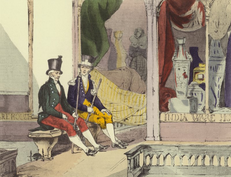 Footmen by Eugene Louis after Lami