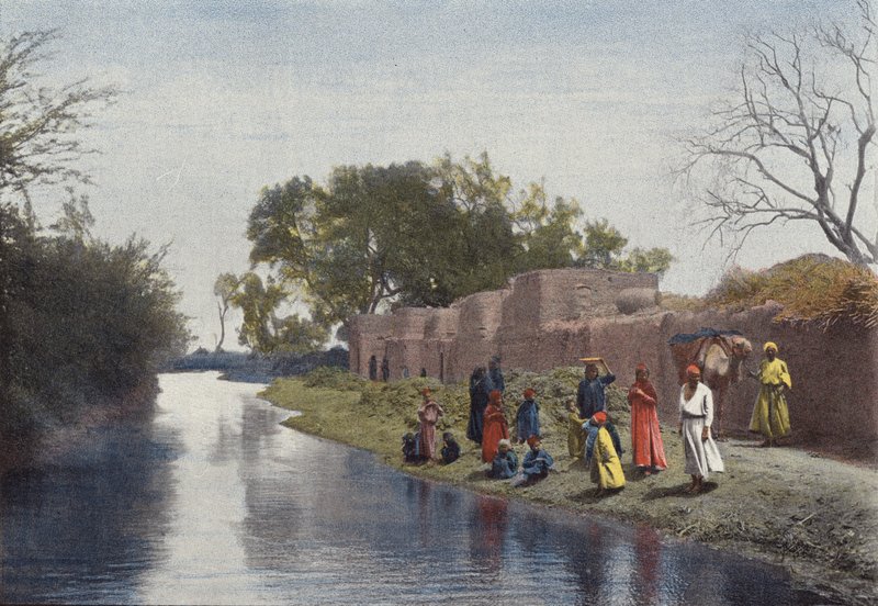 Arab Village by European Photographer