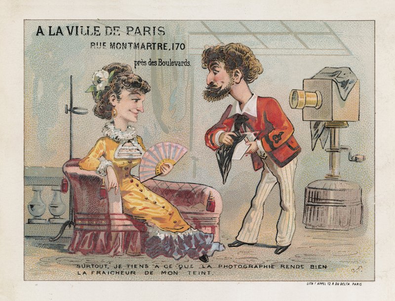 Photography Cartoon by European School
