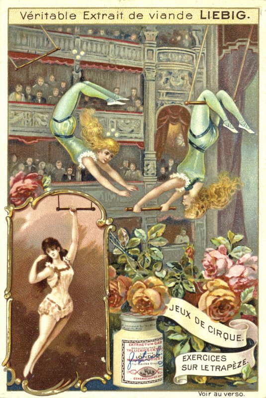Trapeze artists by European School