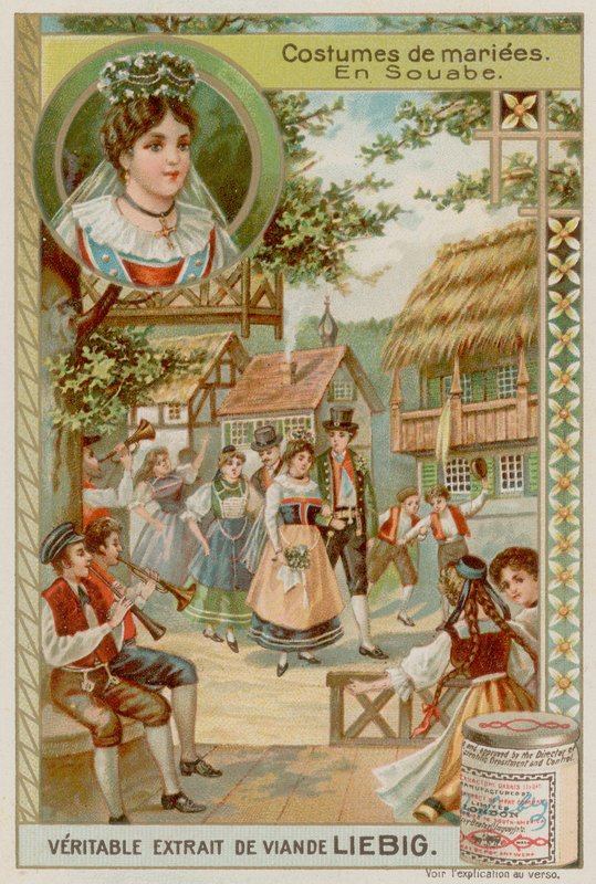 A Bride in Swabia by European School