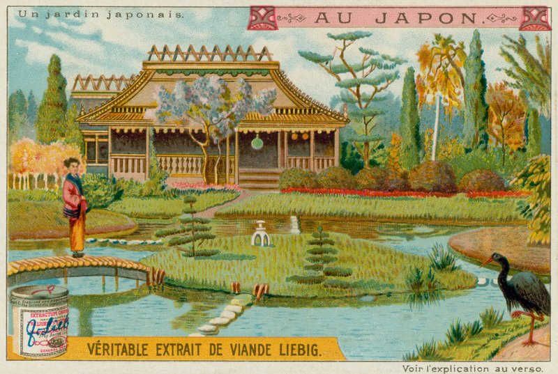 A Japanese Garden by European School