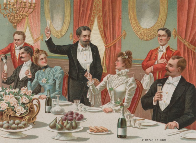 Wedding Meal by European School