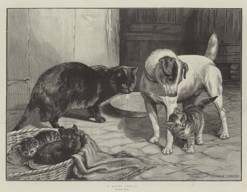 A Happy Family by Fannie Moody