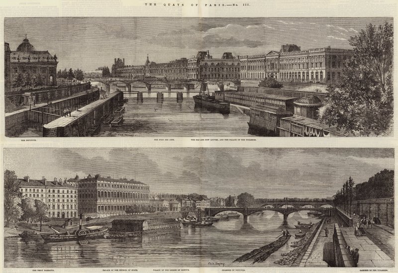 The Quays of Paris by Felix Thorigny