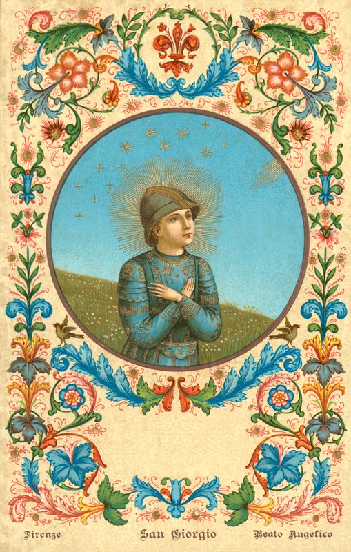St George by Fra (after) Angelico