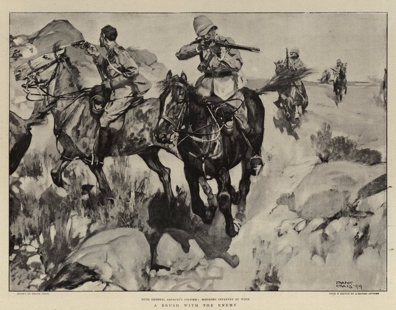 A Brush with the Enemy by Frank Craig
