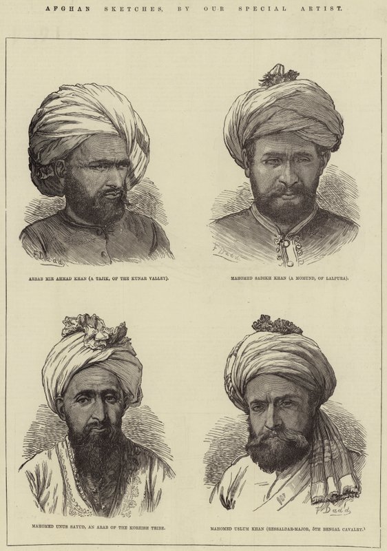Afghan Sketches by Frank Dadd