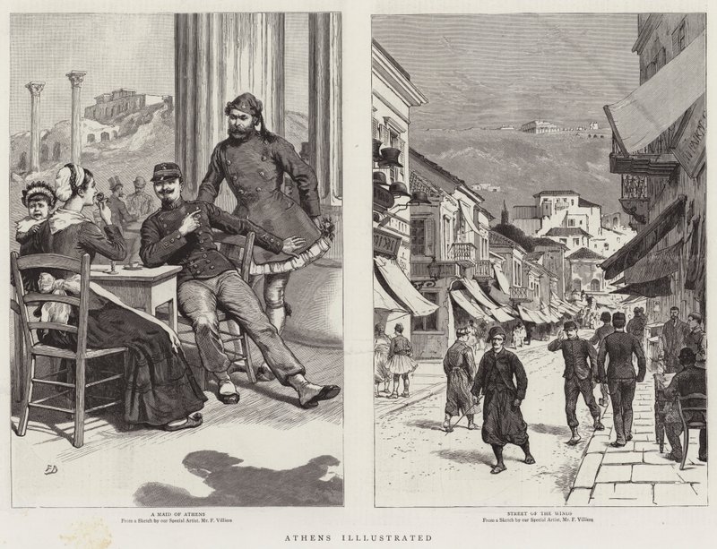 Athens Illustrated by Frank Dadd