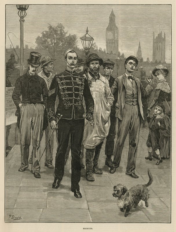 Recruits by Frank Dadd
