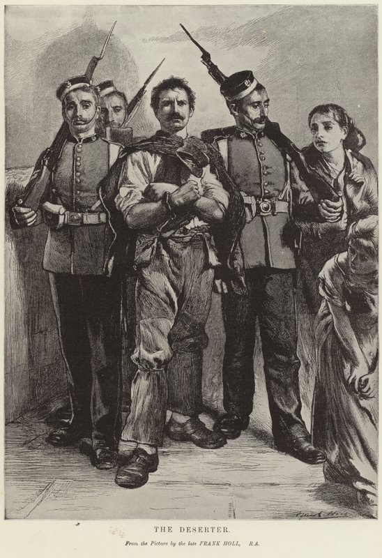 The Deserter by Frank Holl